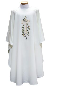 Easter Floral Cross Easter Chasuble | Buy Easter Vestments and Chasubles | Priest Chasubles for Easter | Buy Clergy Vestments for Easter and Lent