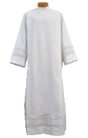 Buy Embroidered Eyelet Clergy Albs for Sale | Shop Clergy Albs for Sale | Deacon Albs | Albs for Catholic Priests