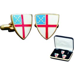 Episcopal Shield Church Cufflinks Gift Set| Episcopal Cufflinks for Men