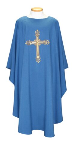 Fancy Cross Clergy Chasuble | Vestments and Chasubles | Priest Year Round Chasubles | Buy Clergy Vestments for Year Round