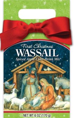 Christmas Wassail Spiced Apple Cider Gift Box First Christmas Nativity Scene