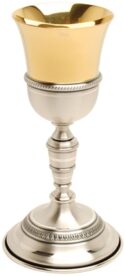 Gold and Silver Two Tone Communion Chalice 4 oz. | Beautiful Communion Chalices for Sale | Communion Chalices for Wine