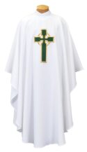 Irish Celtic Cross Clergy Chasuble | Buy Irish Vestments and Chasubles | Priest Chasubles for St. Patricks Day | Buy Irish Clergy Vestments