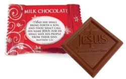 Jesus Sweetest Name I Know Christmas Milk Chocolate Bulk
