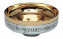 Two Tone Host Bowl Communion Ciborium 250 Host Cap