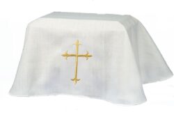 Latin Embroidered Ossuary Pall | Latin Cross Cremation Urn Cover | Buy Funeral Palls | Cremation Urn Covers for Sale