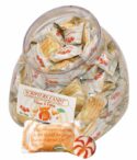 Orange and Cream Scripture Candy Jar