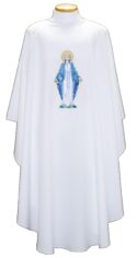 Our Lady of Grace Chasuble | Buy Marian Vestments and Chasubles | Priest Chasubles with Our Lady of Grace | Mary Clergy Vestments