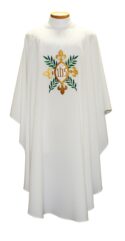 Palms and IHS Clergy Chasuble | Vestments and Chasubles | Priest Chasubles | Buy Clergy Vestments for Lent or Easter