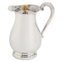 Pewter Church  Flagon with Lid | Pewter Church Flagons for Wine | Catholic Church Altar Flagons for Sale