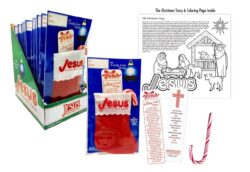 Candy Cane Story Stocking Scripture Candy Case