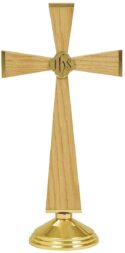 Altar Cross with IHS Symbol