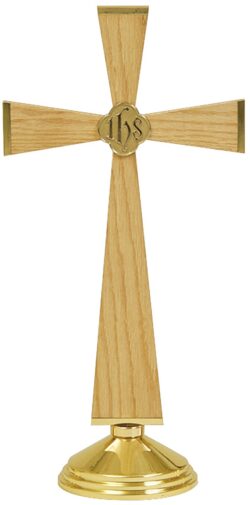 Altar Cross with IHS Symbol