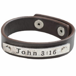 Faith Gear John 3:16 Mens Bracelet