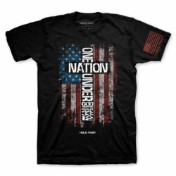 HOLD FAST Mens T-Shirt One Nation Flag