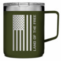 Kerusso Land Of The Free Stainless Steel Mug With Handle