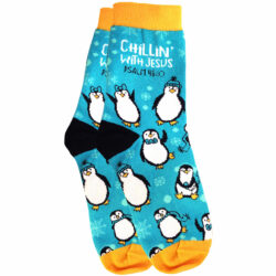 Bless My Sole Socks Penguins
