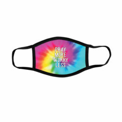 Kerusso Youth Face Mask Pray More Tie Dye