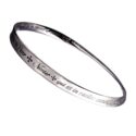 Lord's Prayer in Latin Christian Bangle Bracelet