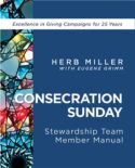 9781791024048 Consecration Sunday Stewardship Team Member Manual (Revised)
