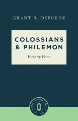 9781577997368 Colossians And Philemon Verse By Verse