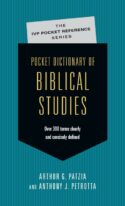 9780830814671 Pocket Dictionary Of Biblical Studies
