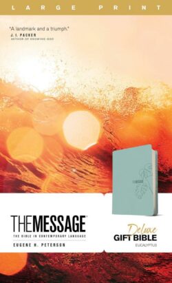 9781641582544 Message Deluxe Gift Bible Large Print