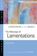 9781514006399 Message Of Lamentation (Revised)