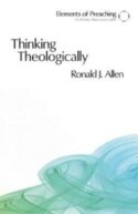 9780800662325 Thinking Theologically : The Preacher As Theologian