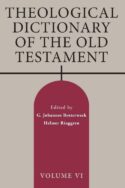 9780802880147 Theological Dictionary Of The Old Testament Volume 6