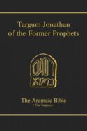 9780814654798 Targum Jonathan Of The Former Prophets