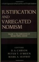9780801022722 Justification And Variegated Nomism Volume 1