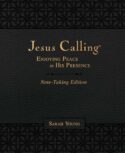 9781400213702 Jesus Calling Note Taking Edition Leathersoft Black With Full Scriptures