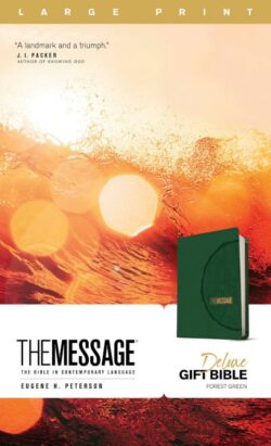 9781641582506 Message Deluxe Gift Bible Large Print