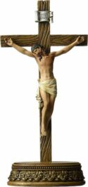 089945371628 Crucifix With Stand (Figurine)