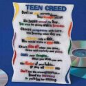 095177360989 Teen Creed (Plaque)