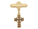 Gold on Sterling Celtic Baby Pin Boxed