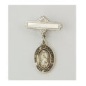 Sterling Guadalupe Baby Pin Boxed
