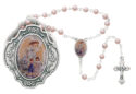 Guardian Angel Box and Pink Rosary