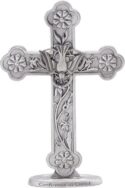 785525052931 Confirmed In Christ Standing Floral Cross With Dove