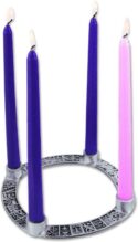 785525210911 Jesse Tree Advent Wreath With Candles
