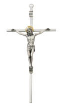8 in. Silver Crucifix Boxed