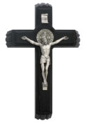 13in St Benedict Black Sick Call Boxed