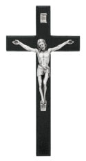 10 in. Black Crucifix Boxed