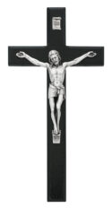 10 in. Black Crucifix Boxed