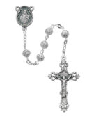 Filigree Metal Rosary Boxed