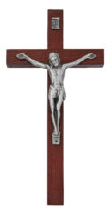 10" Cherry crucifix bagged