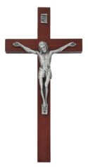 10" Cherry crucifix bagged