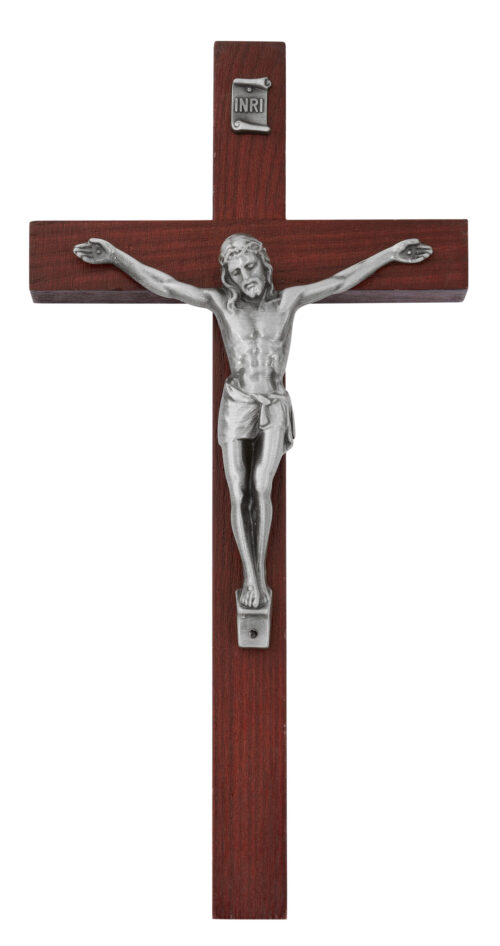 10" Cherry crucifix bagged