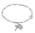 5 1/2 in Sterling Baby Rosary Bracelet Boxed